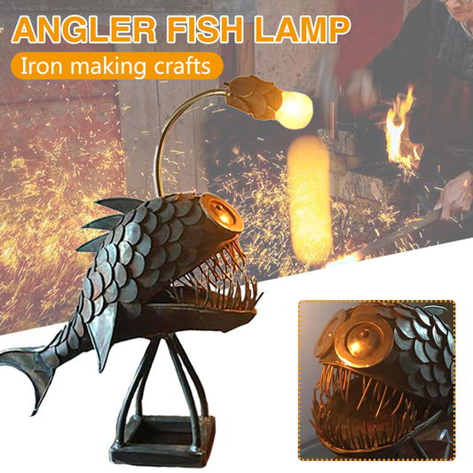 LumiPoisson – Lampe de table poisson des abysses