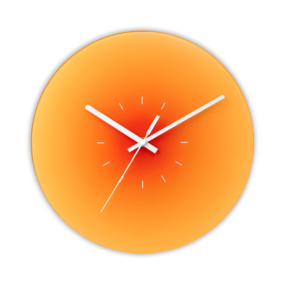 Sonya – Élégante Horloge Murale en Verre