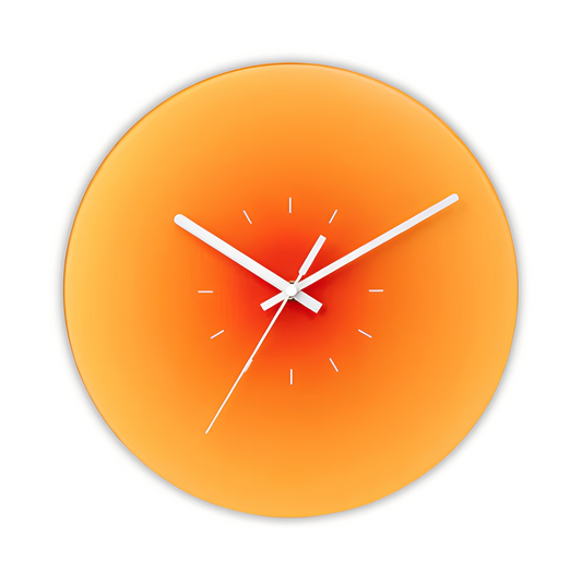 Sonya – Élégante Horloge Murale en Verre