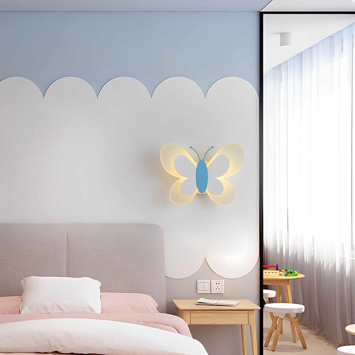 Brianna – Lampe murale créative papillon
