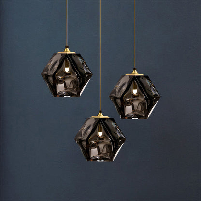 Nerea – Lampe suspendue nordique en verre