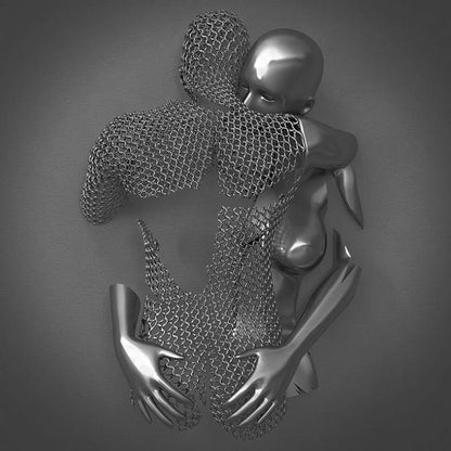Écho d’Amour – Tableau mural en 3D