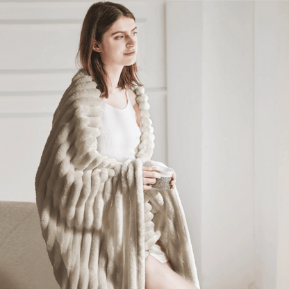 Nola – Plaid en flanelle lourde style nordique
