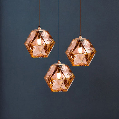 Nerea – Lampe suspendue nordique en verre