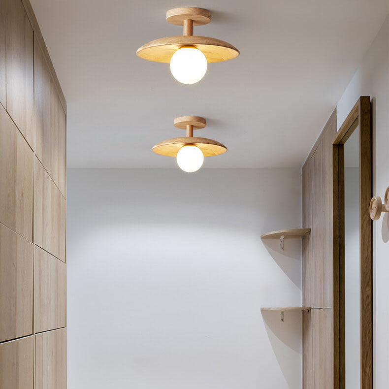 Elian – Plafonnier Moderne en Design Bois