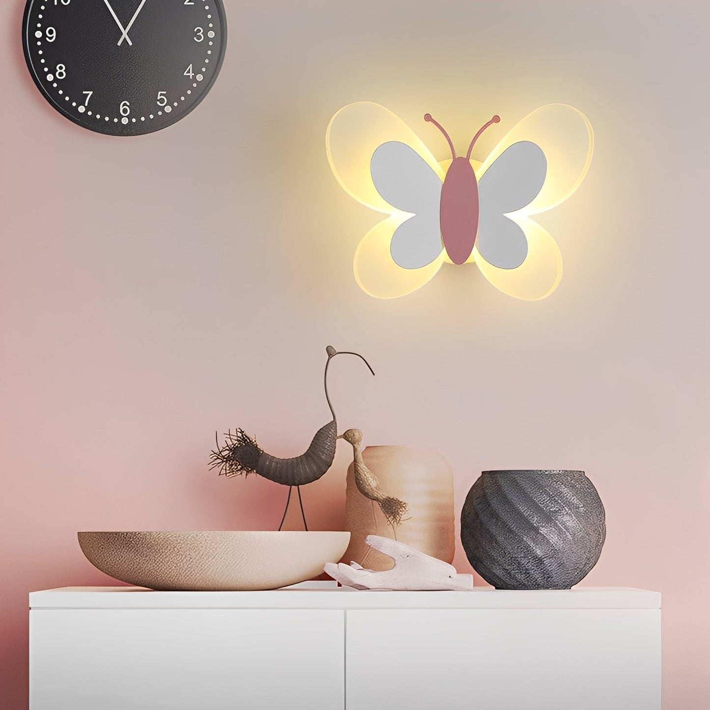 Brianna – Lampe murale créative papillon