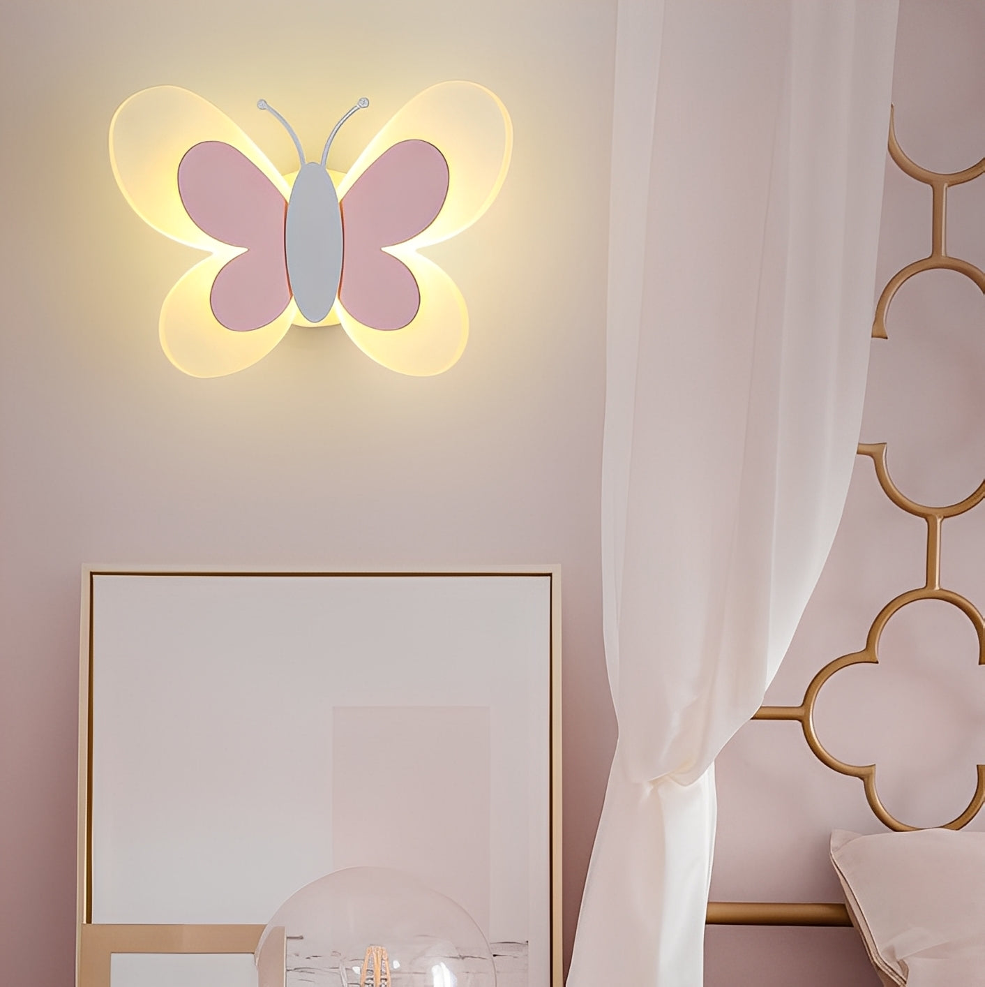 Brianna – Lampe murale créative papillon