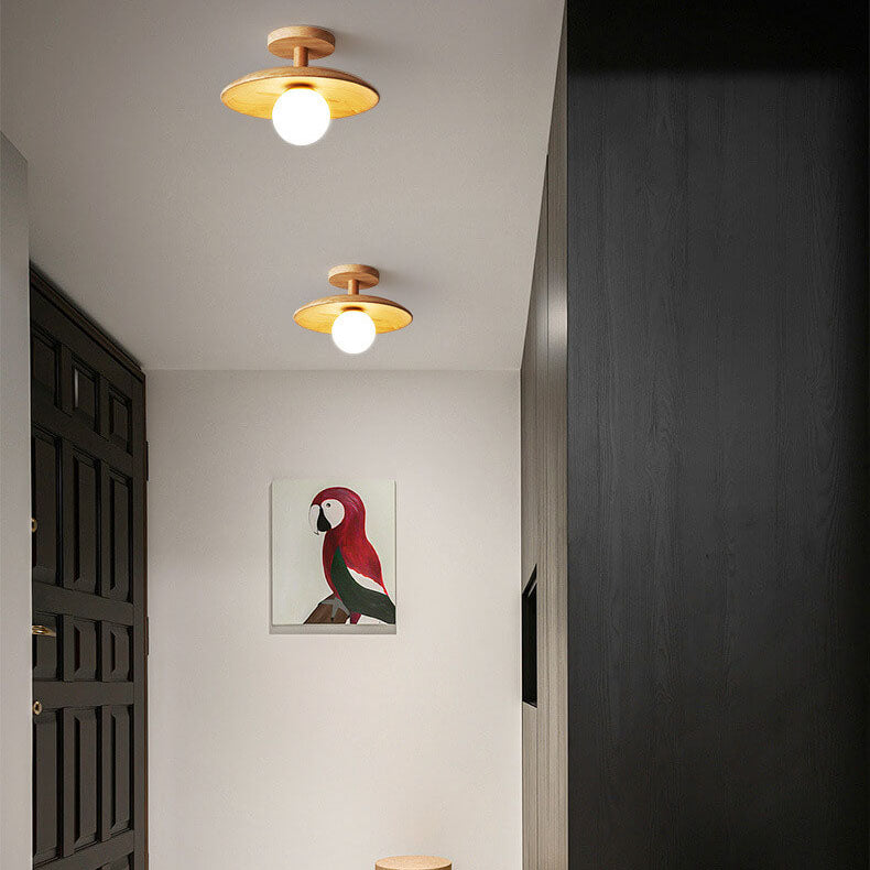 Elian – Plafonnier Moderne en Design Bois