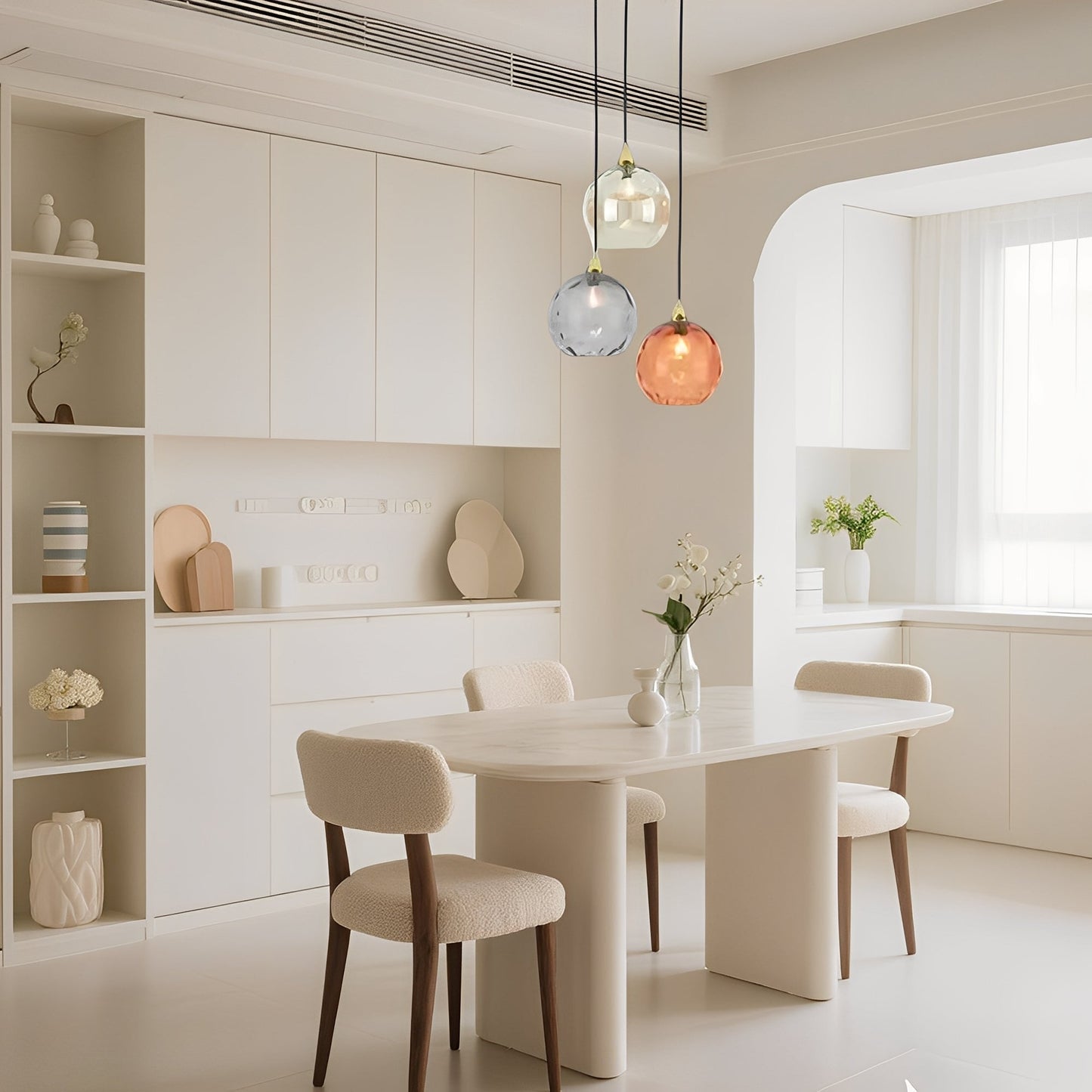 Meliora – Suspension en verre moderne