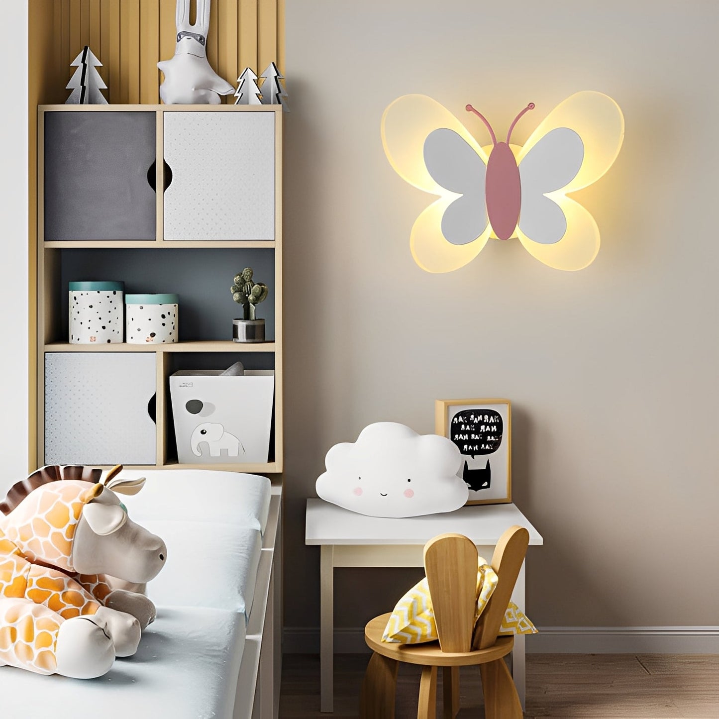 Brianna – Lampe murale créative papillon