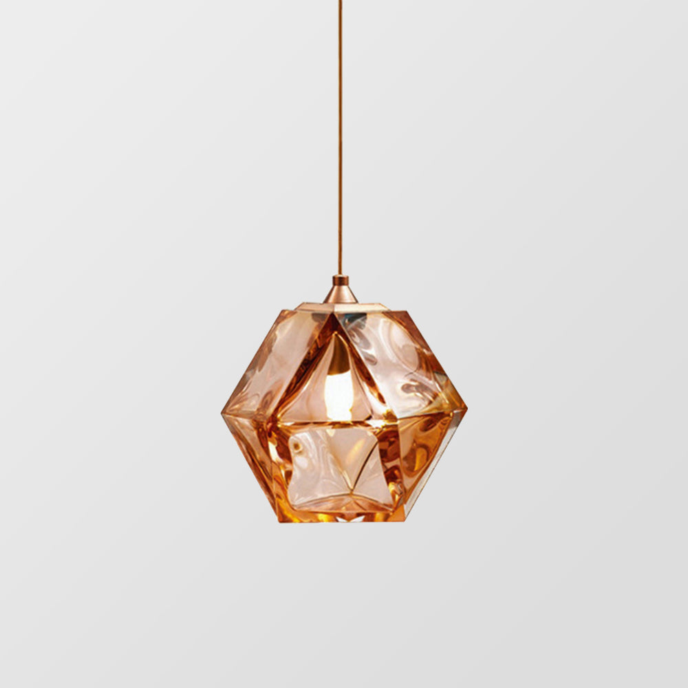 Nerea – Lampe suspendue nordique en verre
