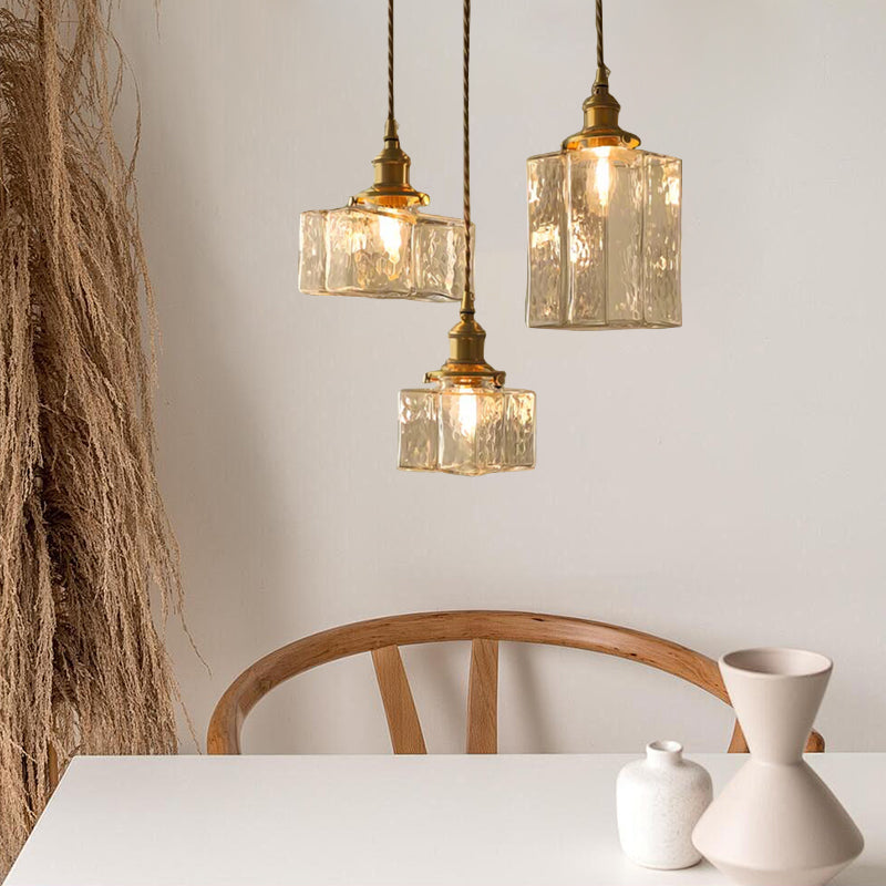 Kian – Lampe Suspendue en Verre Élégante