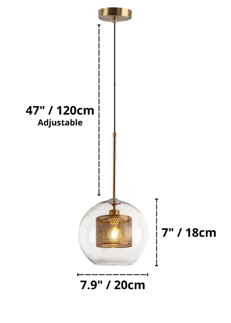 Adonia - Suspensions en verre