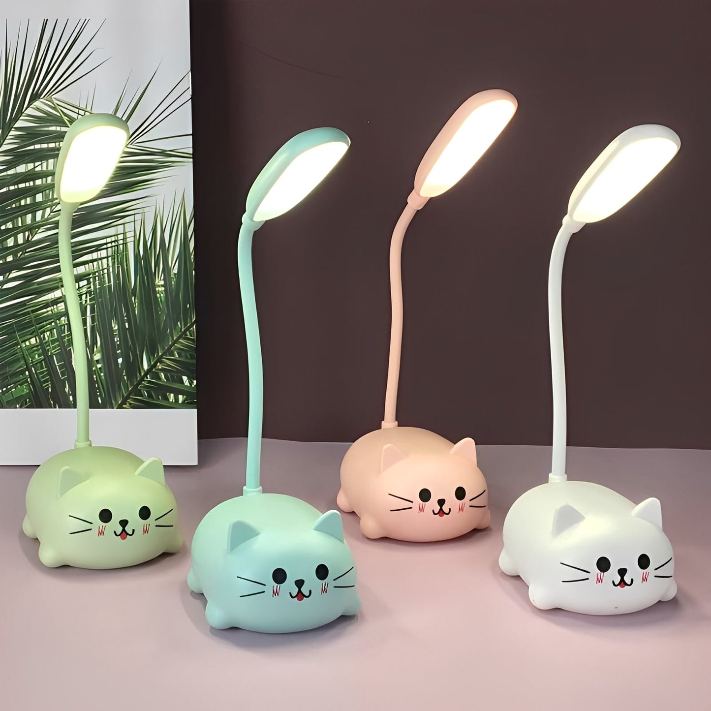 BrightPaws – Lampe de bureau LED design chat