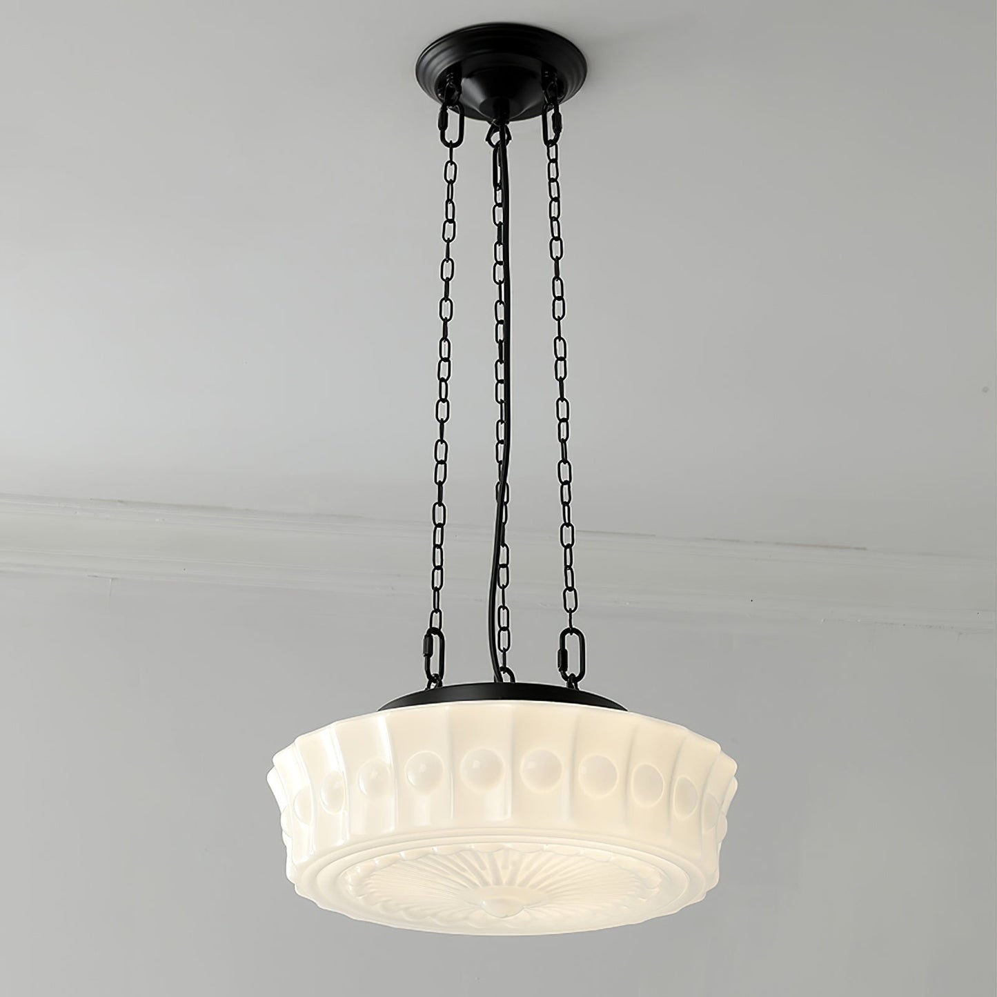 Elora – Suspension blanche style vintage
