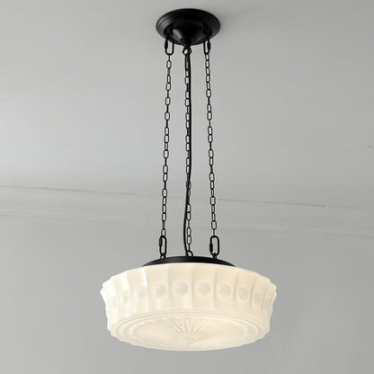 Elora – Suspension blanche style vintage