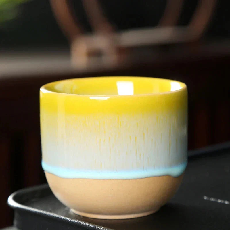Hikari – Tasse en céramique japonaise avec surface semi-émaillée