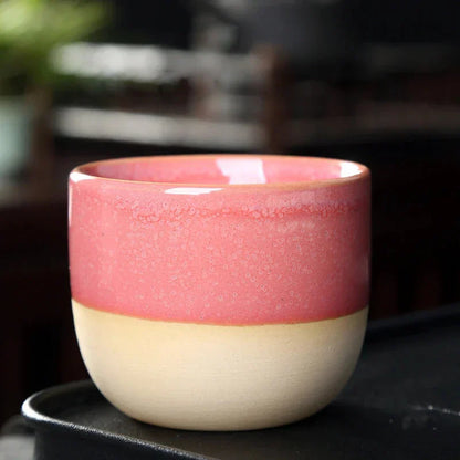 Hikari – Tasse en céramique japonaise avec surface semi-émaillée