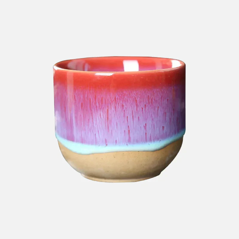 Hikari – Tasse en céramique japonaise avec surface semi-émaillée