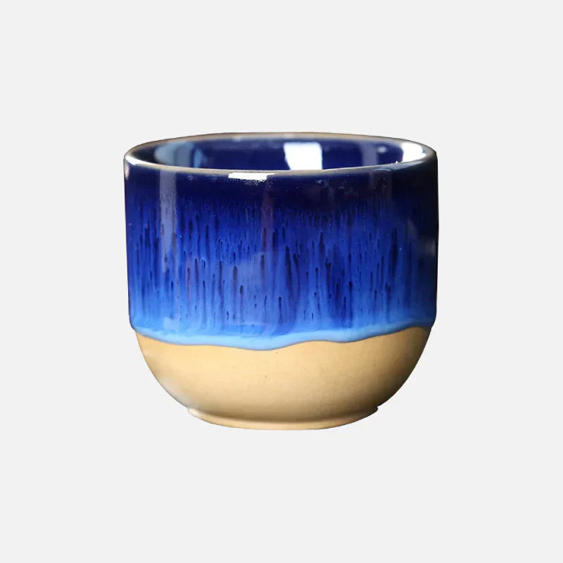 Hikari – Tasse en céramique japonaise avec surface semi-émaillée