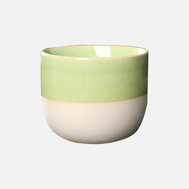 Hikari – Tasse en céramique japonaise avec surface semi-émaillée