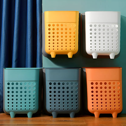 Foldo – Grand Panier à Linge Pliant Mural