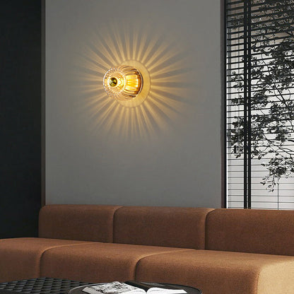 Isabelle – Applique murale LED moderne en verre et métal