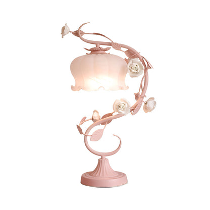 Amélie – Lampe de Table Roses-Fleurs
