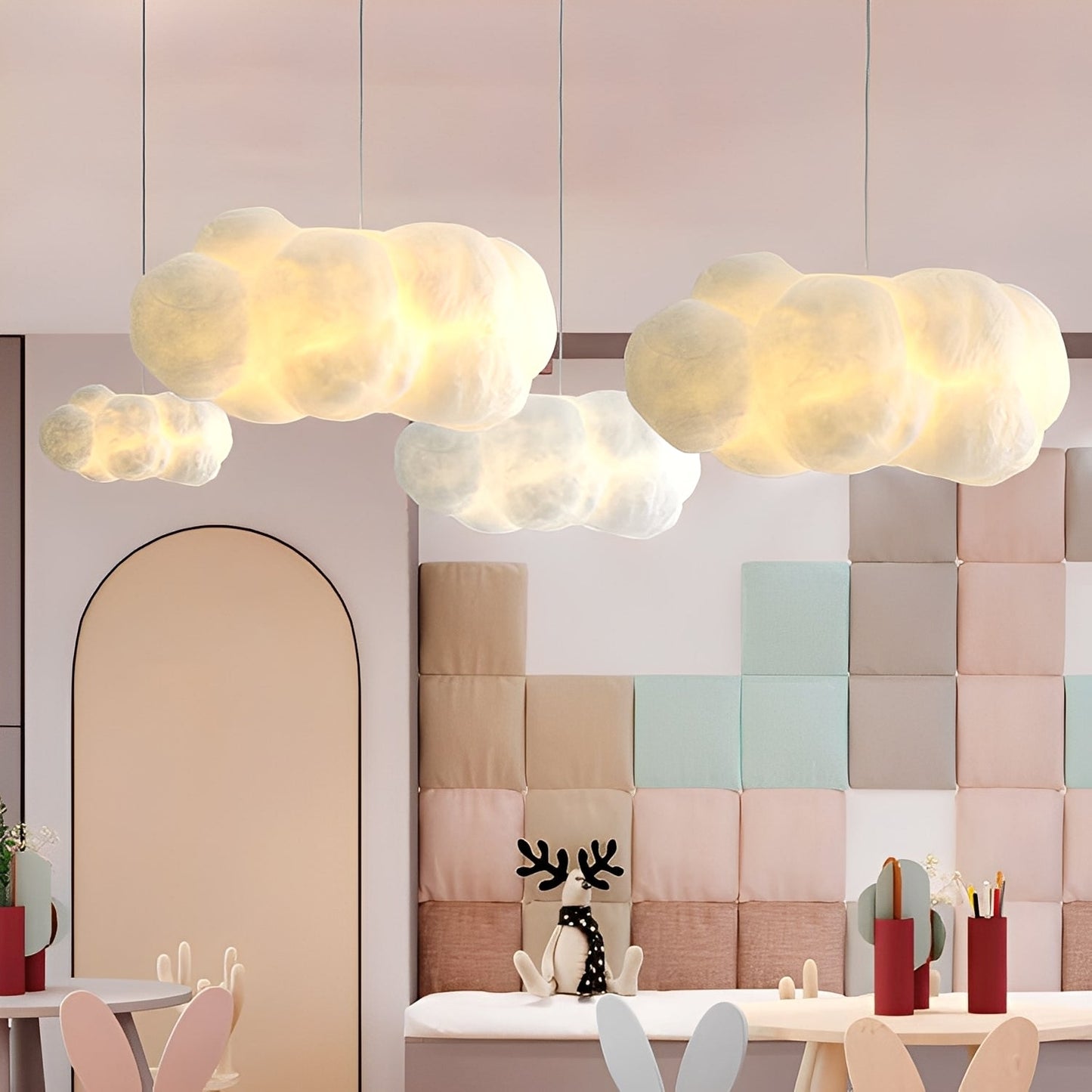 Nimbus – Lampe d'Art Nuage LED Nordique