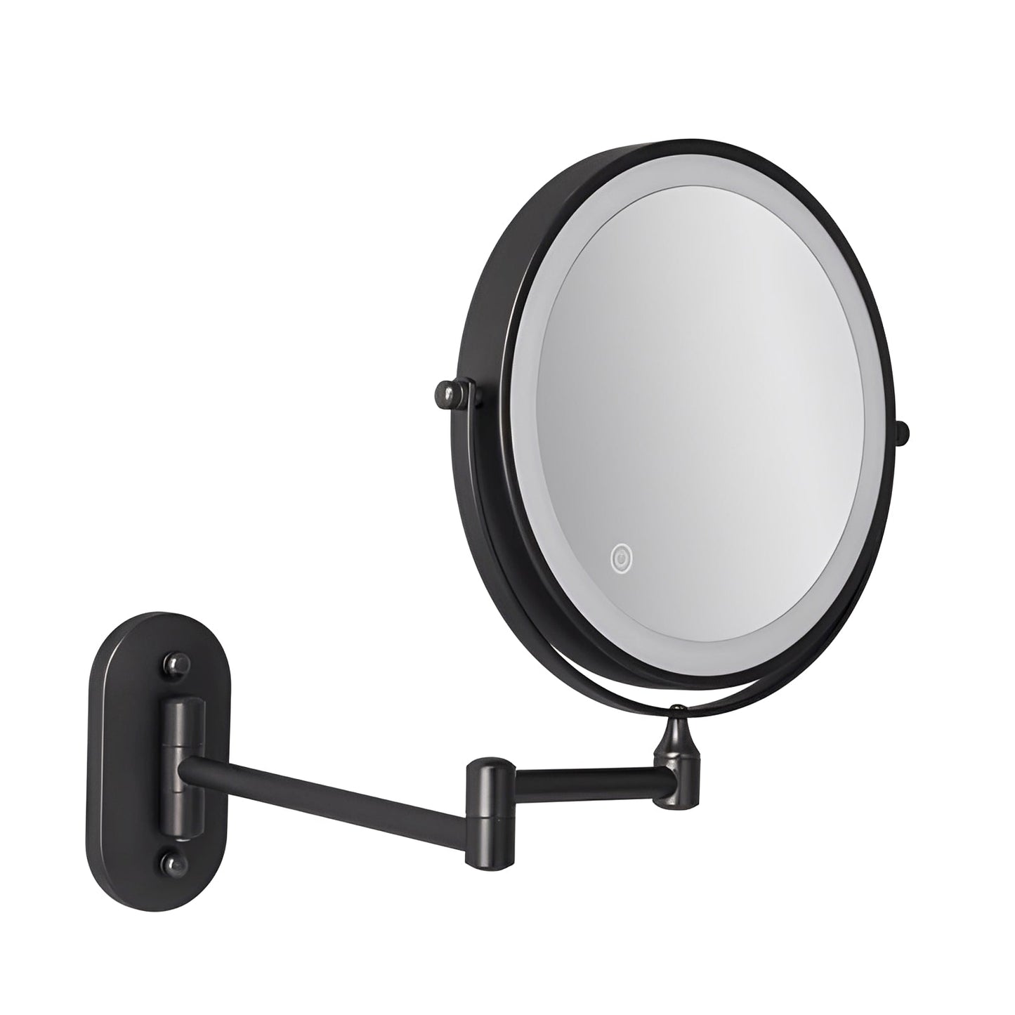 Lunara – Miroir suspendu avec lumière & agrandissement double face