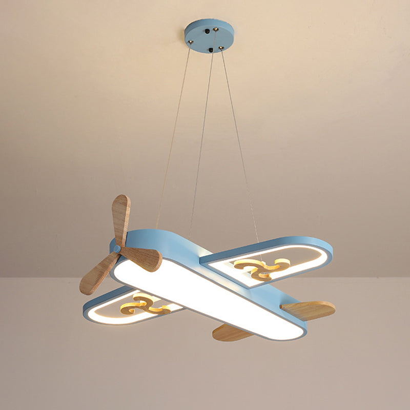 Skyler – Plafonnier avion pour chambre d'enfant avec LED