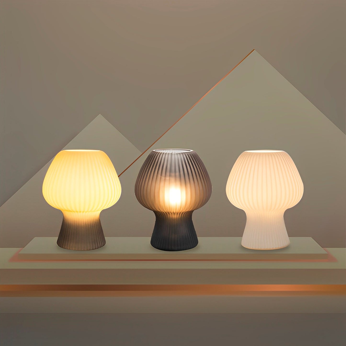 Velmira – Lampe de table vintage style rétro pour chambre à coucher & table de nuit