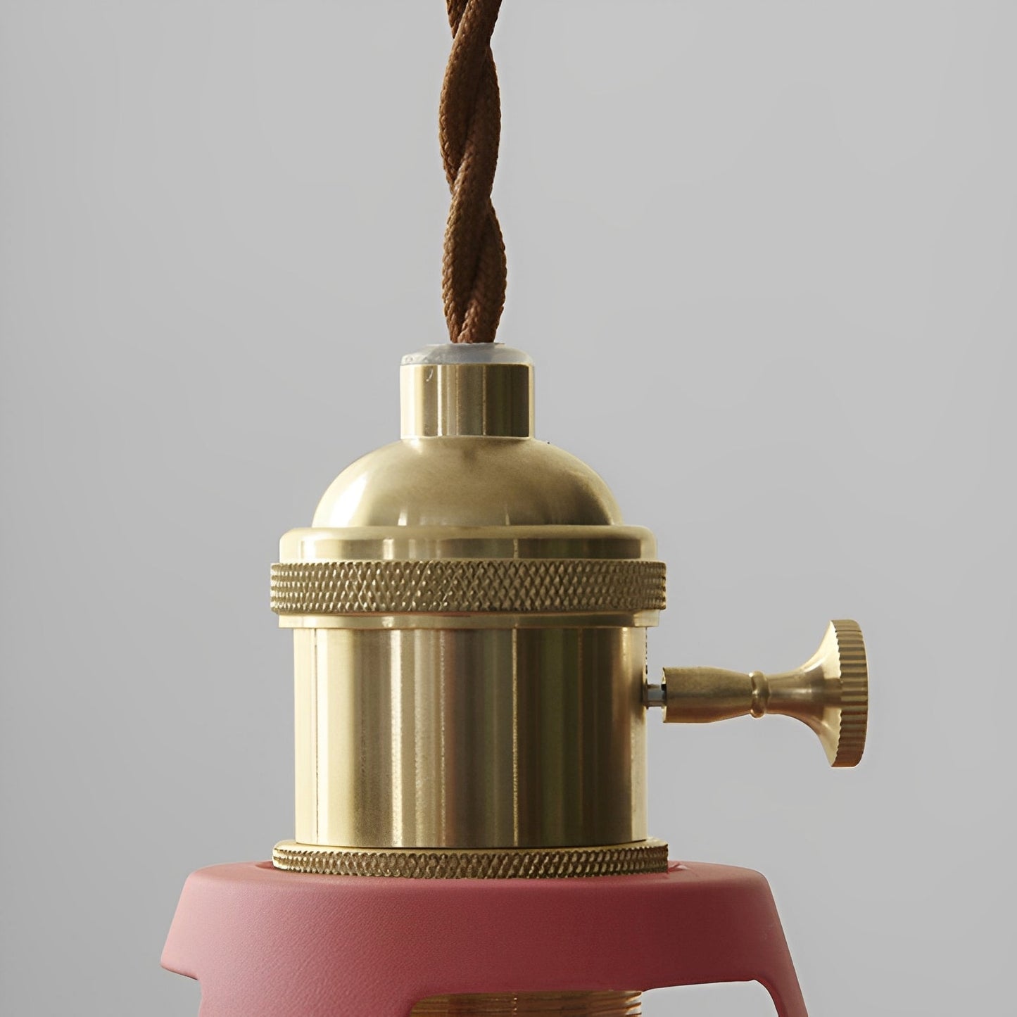 Mella – Suspension industrielle design macaron en métal