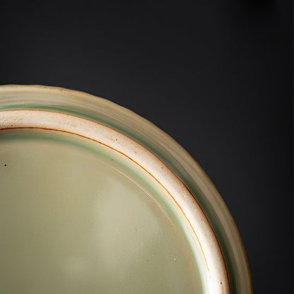 Ming – Cendrier en céramique avec couvercle style chinois