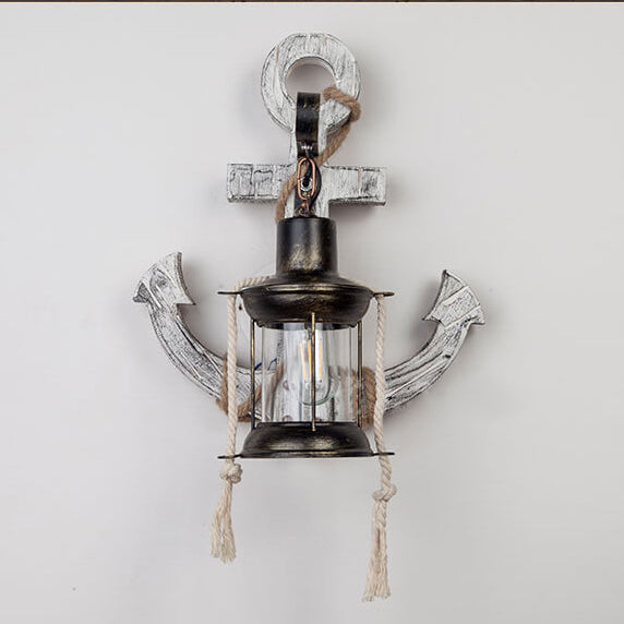 Dorian – Applique murale rétro industrielle au design d'ancre
