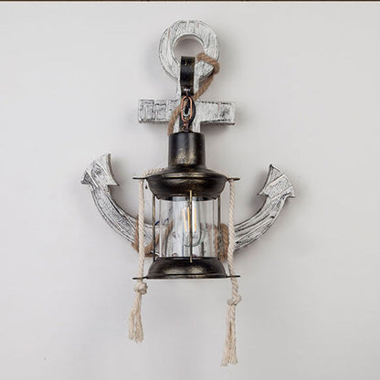 Dorian – Applique murale rétro industrielle au design d'ancre