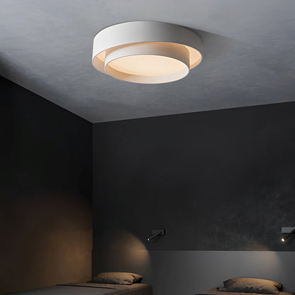 Noreva – Lampe de plafond blanche avec télécommande