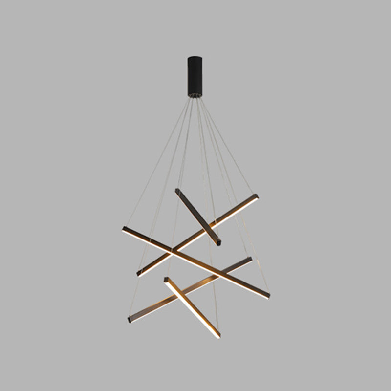 Stellaro – Suspension LED minimaliste avec design en bâtonnets