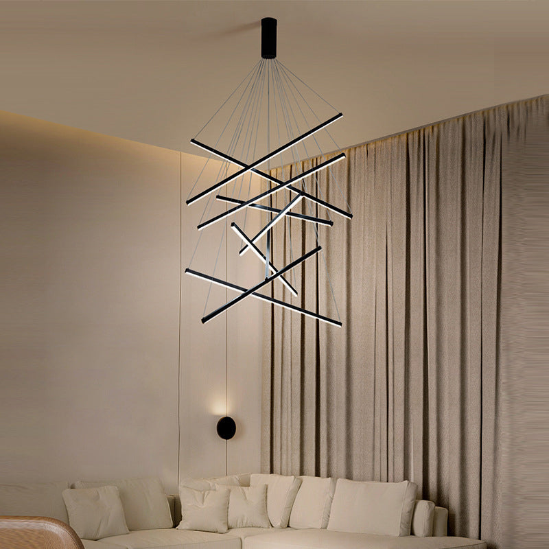 Stellaro – Suspension LED minimaliste avec design en bâtonnets