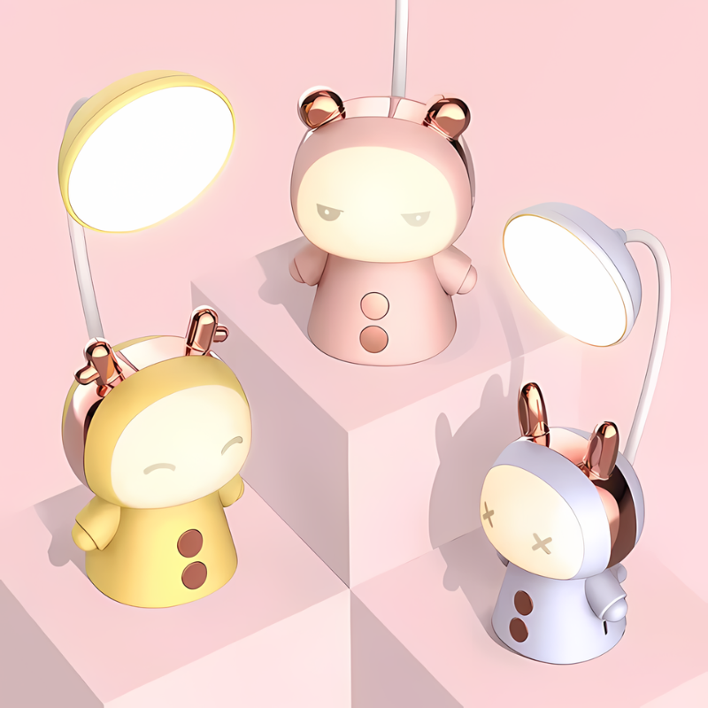 LumiKid – Lampe de table dessin animé pour éclairage imaginatif de chambre d'enfant