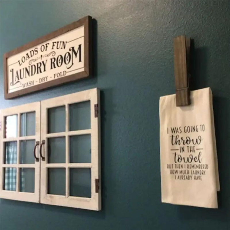 Tommy – Porte-serviettes moderne en bois pour organisation de salle de bain élégante