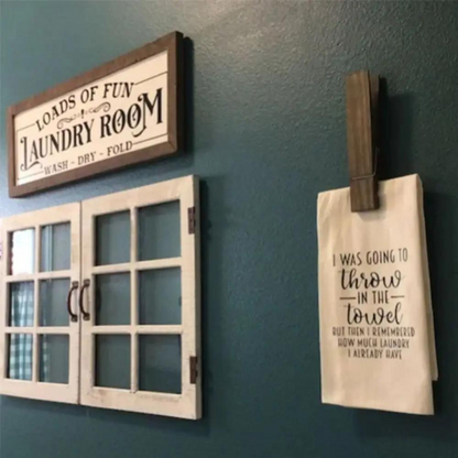 Tommy – Porte-serviettes moderne en bois pour organisation de salle de bain élégante