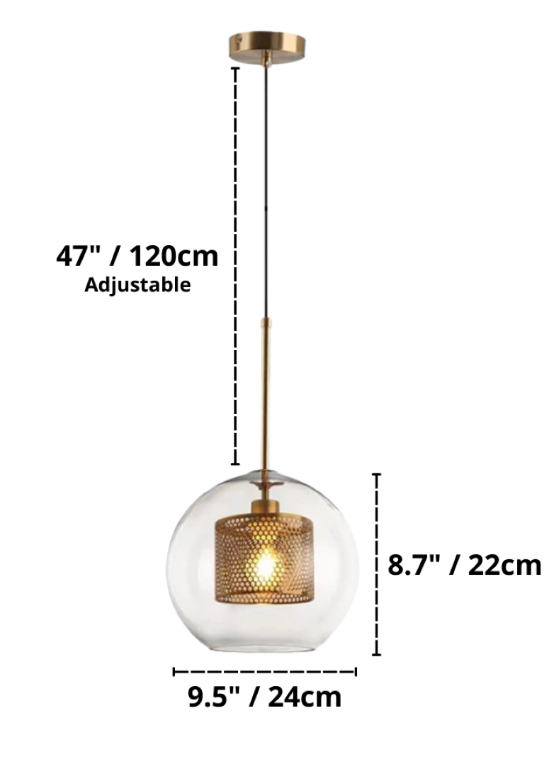 Adonia - Suspensions en verre