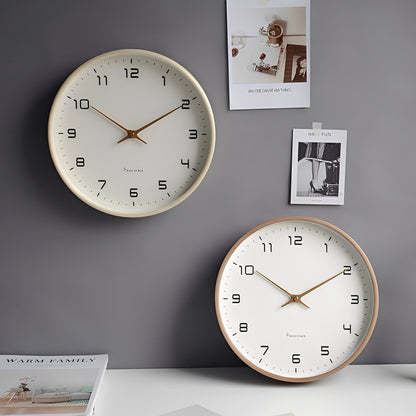 Alden – Horloge Murale en Bois Massif