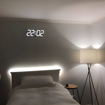 Nyvox – Horloge numérique LED 3D moderne