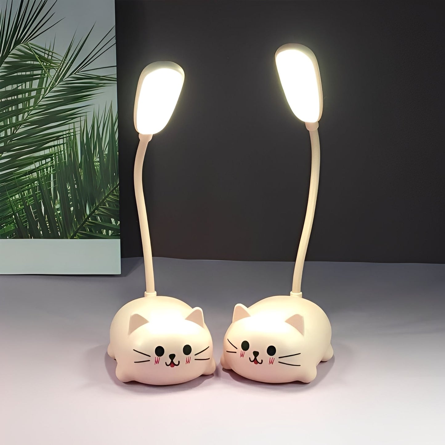 BrightPaws – Lampe de bureau LED design chat