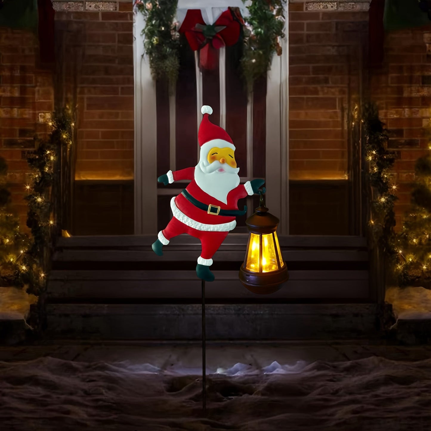 Santy – Luces Colgantes Solares de Santa Claus