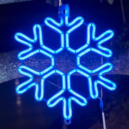 Frostella – LED Lumière Flocon de Neige pour Décoration Extérieure de Noël