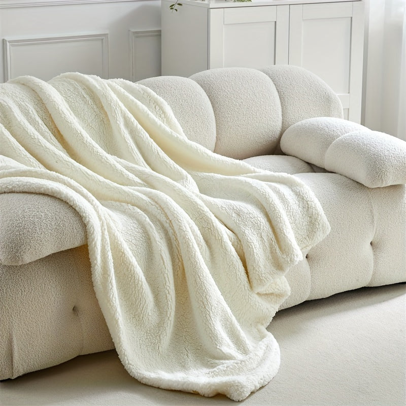 NuageChaud – Couverture sherpa douce & réversible
