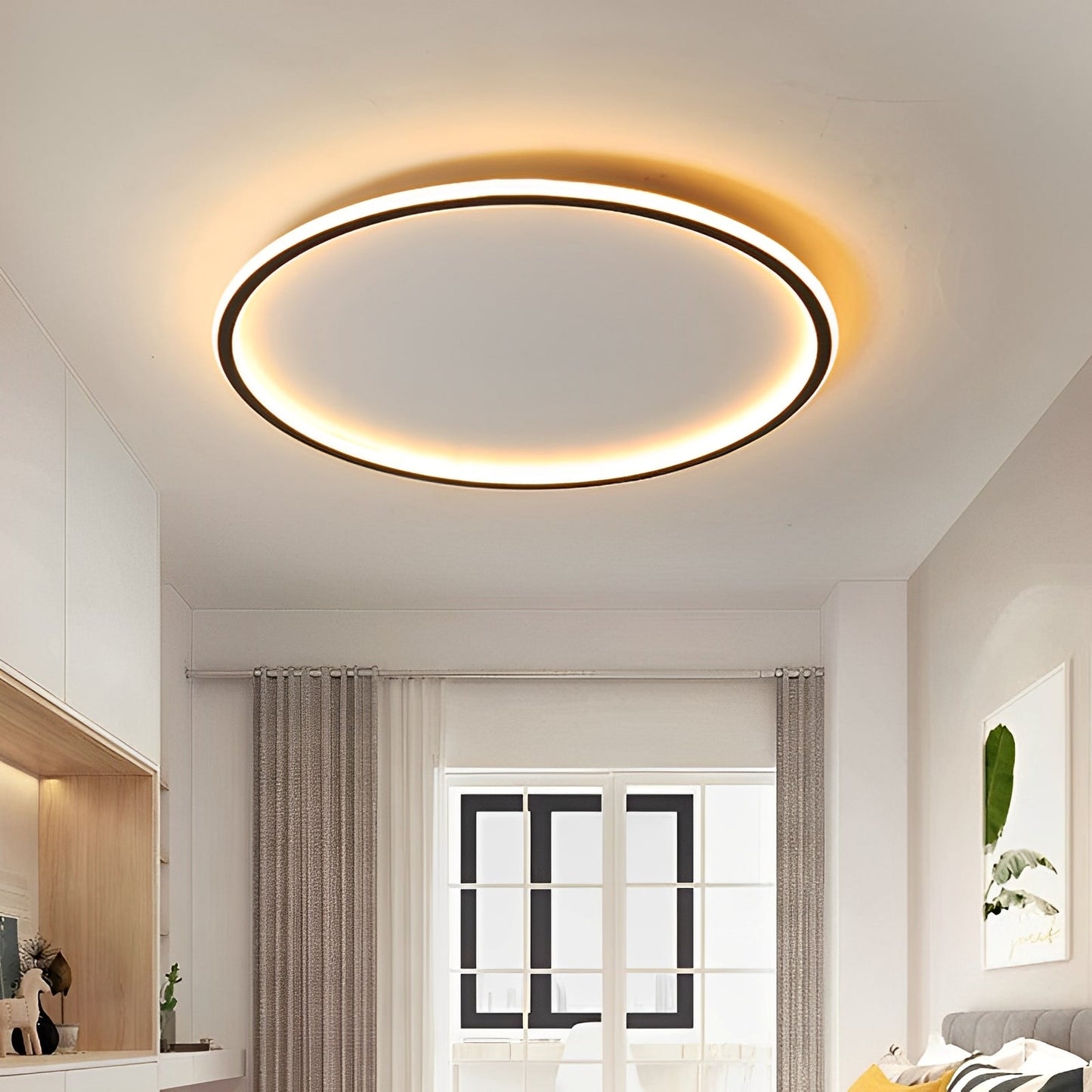 Aurika – Lampe LED de plafond ronde en style nordique